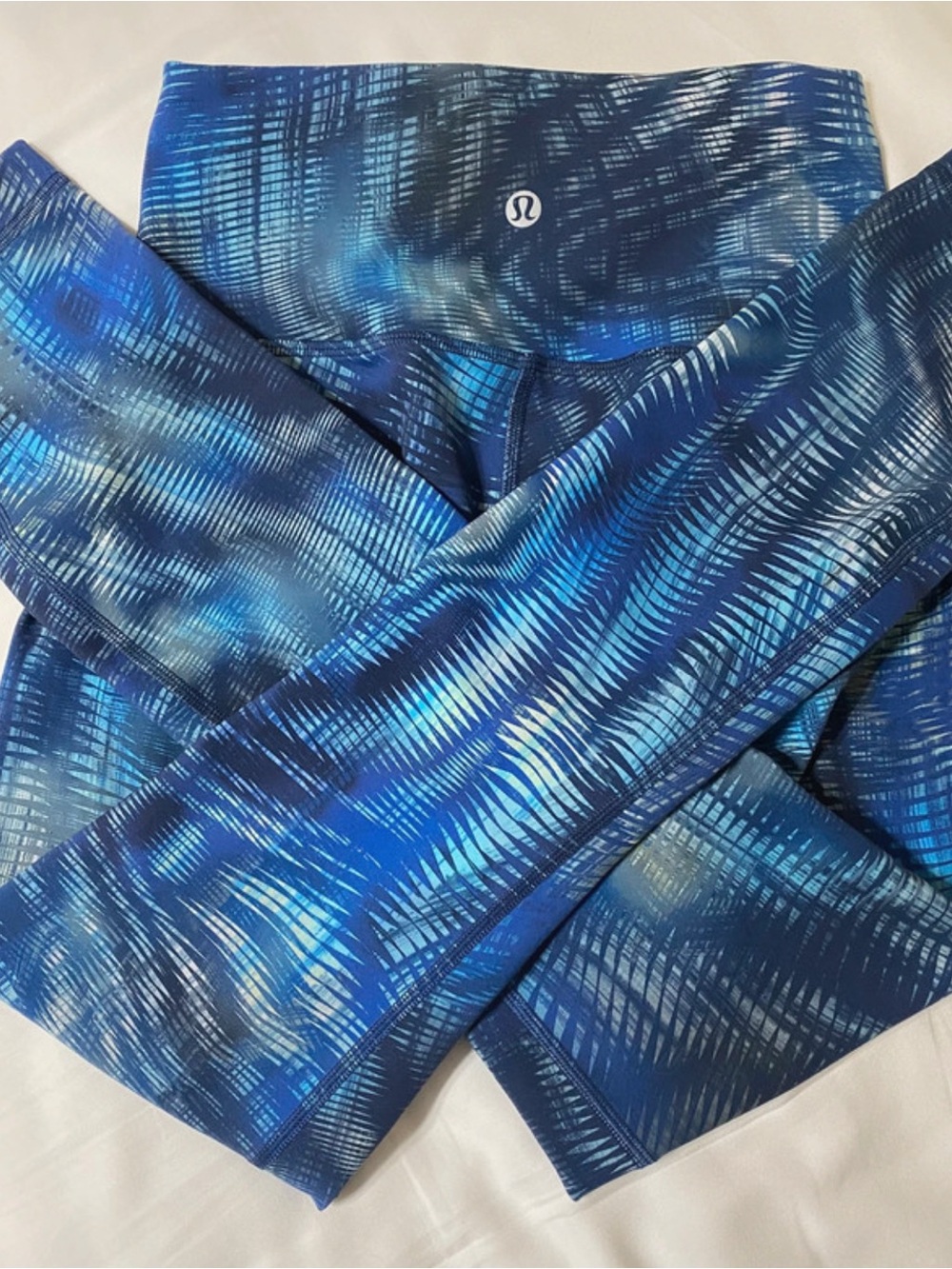 Lululemon Wunder HR Tight 25” Size 4 Shapeshifter Flux Multi Blue